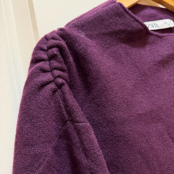 Zara Purple Knit Top - Picture 3 of 3